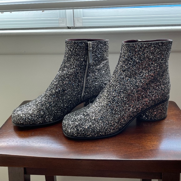 Marc Jacobs size 40 Sparkle Ankle Boots - Picture 3 of 7